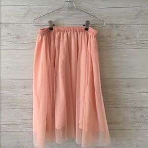 Pink Tulle Skirt